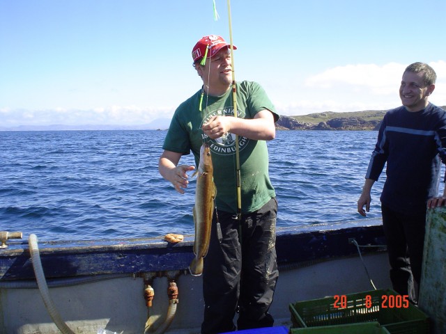 Catch of the day on my boat.... in fishing comp in Scotland!